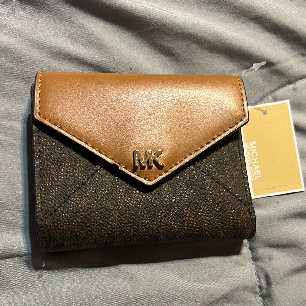 Michael Kors - brown/acorn trifold wallet